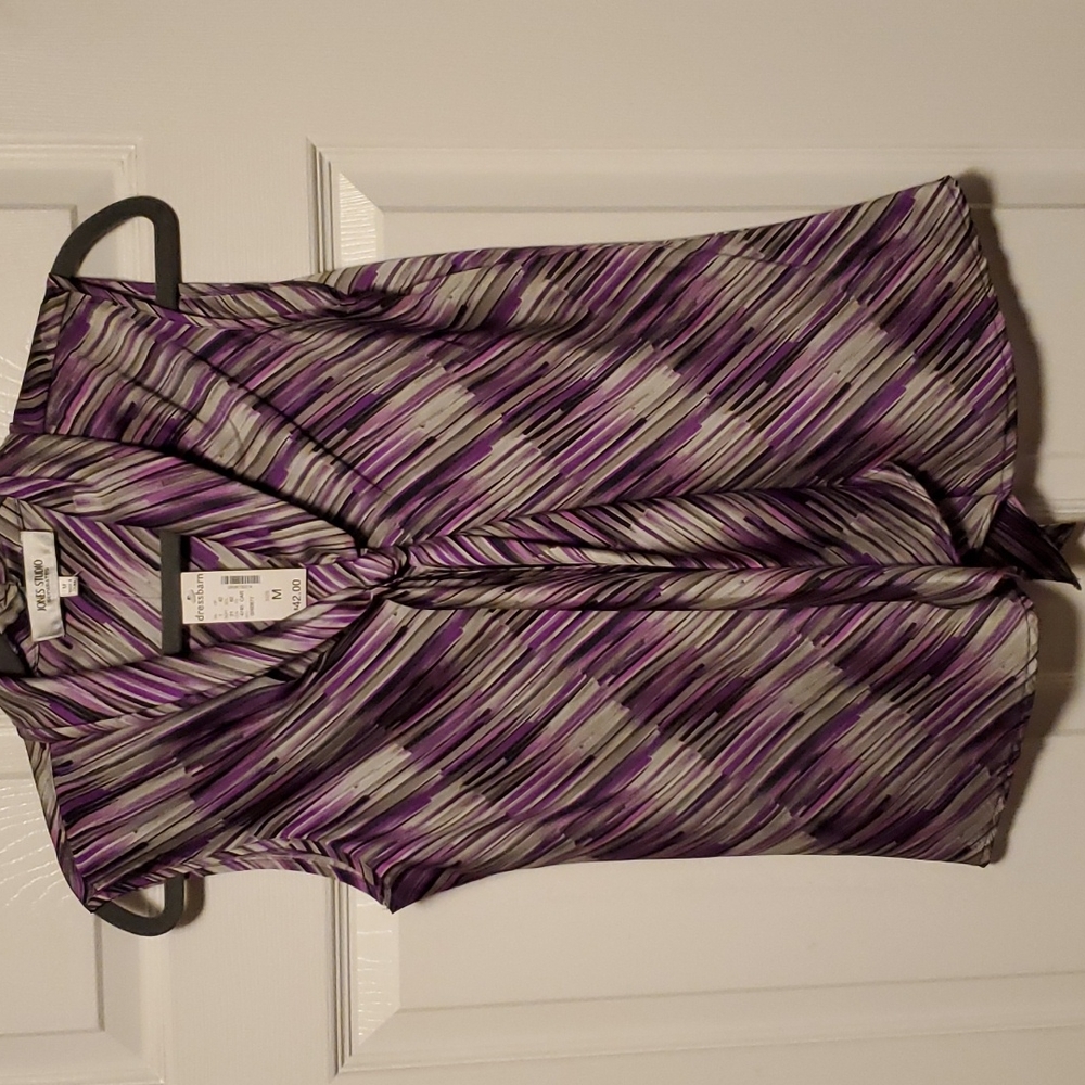Jones Studio Tie Front Top